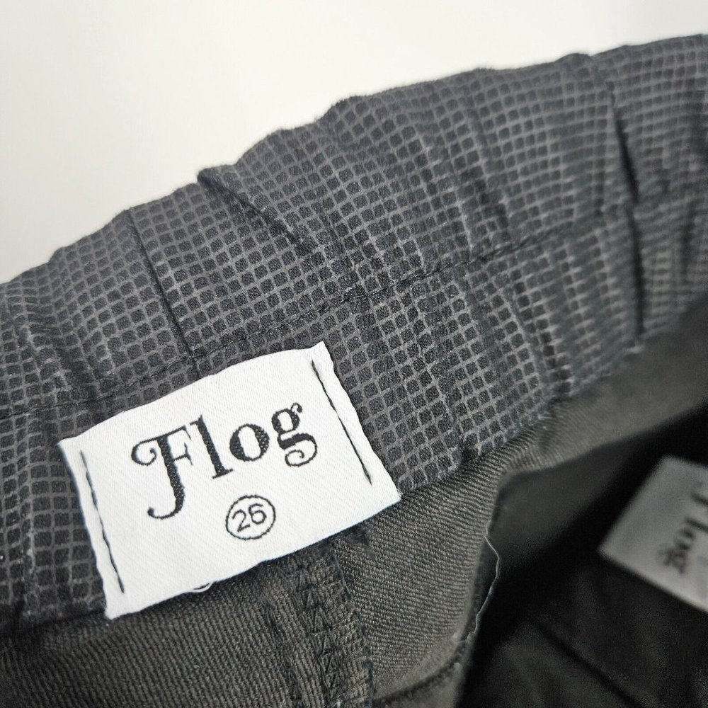 Bevy Flog Pants Black Shely Grid Drawstring Elast… - image 6